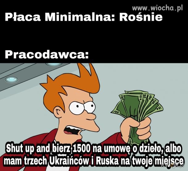 Płaca minimalna rośnie 