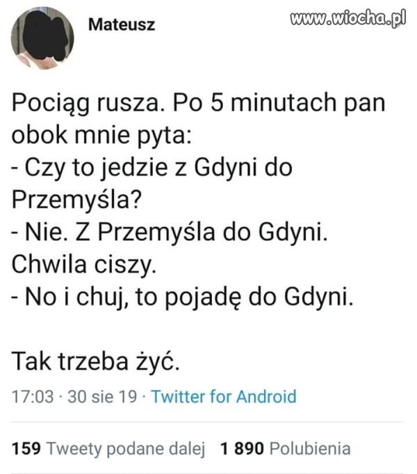 Tak trzeba żyć
