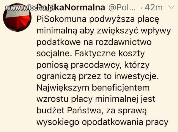 Ci co popierają pis i biorą