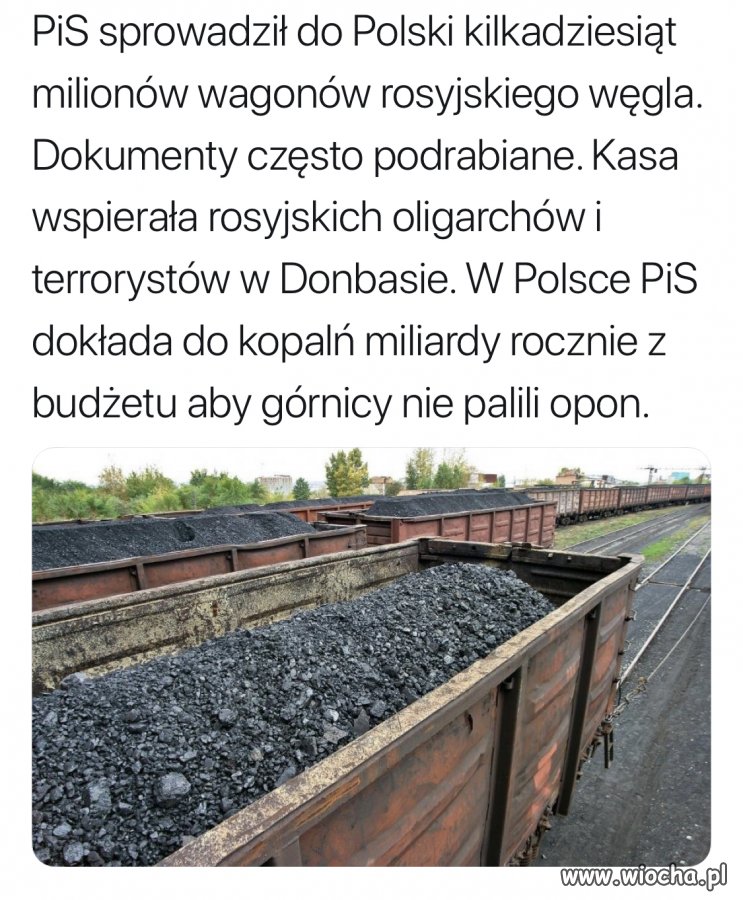Z cyklu jak wspierać ruskie kopalnie