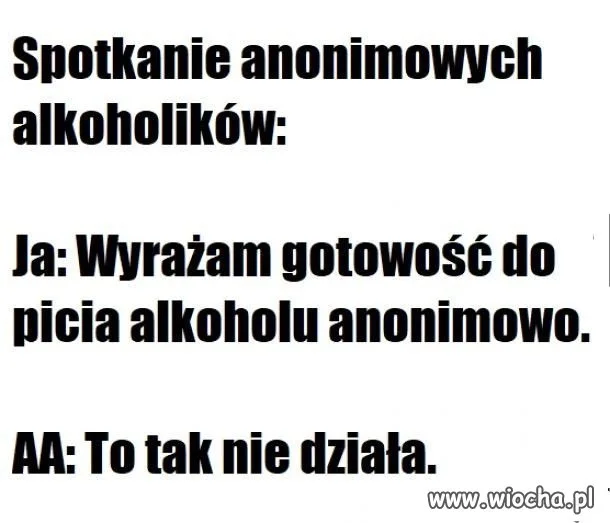 To niestety