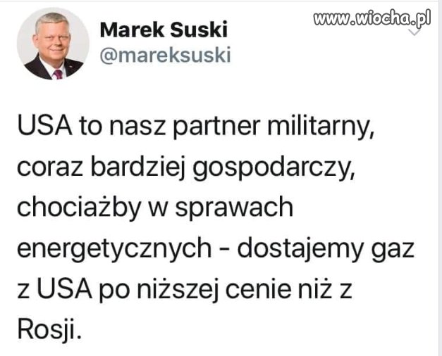 Czyli jesteśmy tak jak