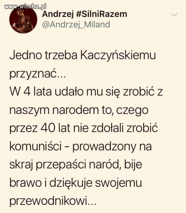 To jest jakaś tragedia. 