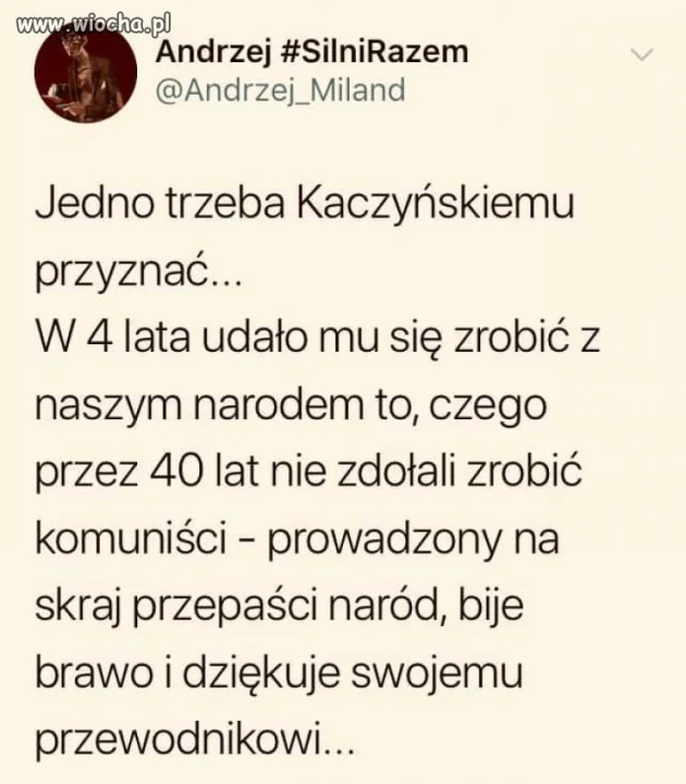 To jest jakaś tragedia. 