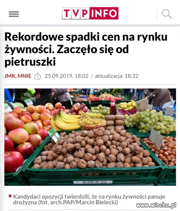 A w TVPIS wszystko tanieje.