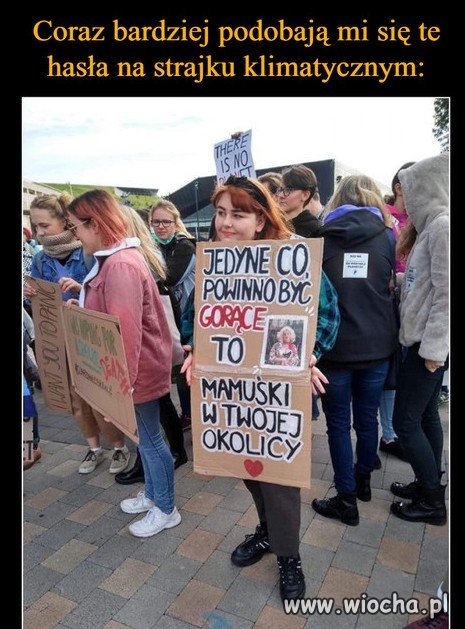Tymczasem na strajku klimatycznym