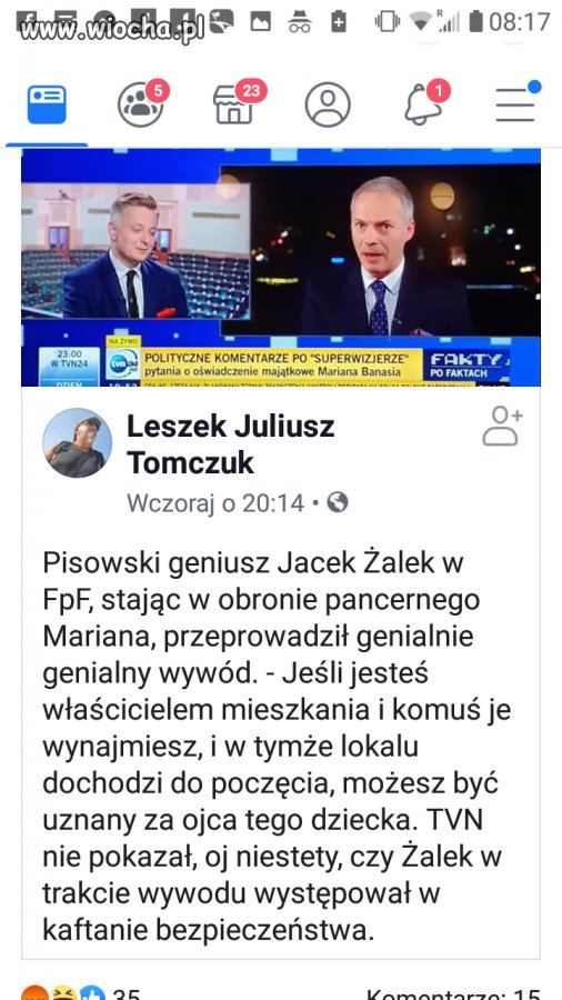 Pomijając jego krzyki