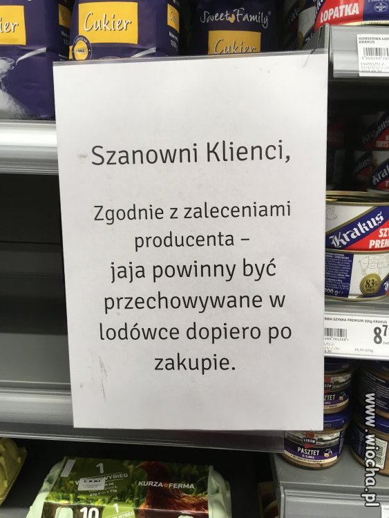 Producent jajek...