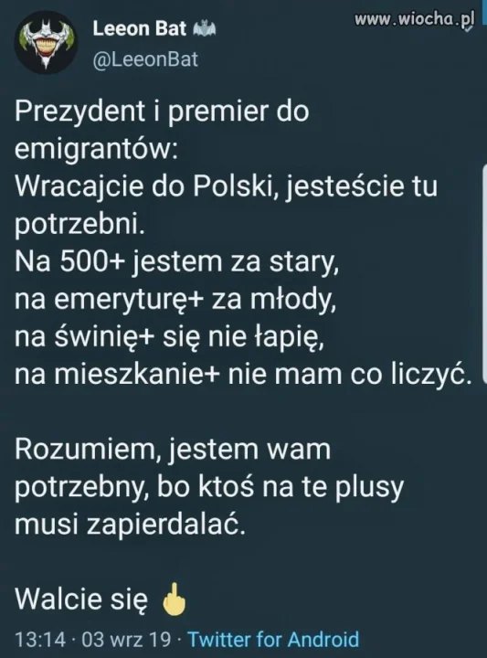 Wracajcie do kraju