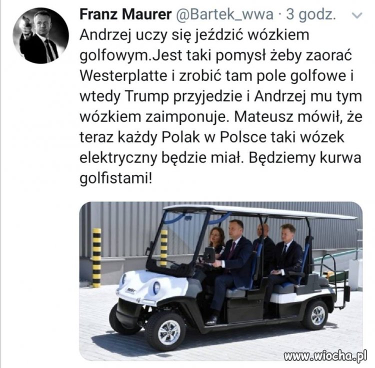 Karski go uczył jeździć ...
