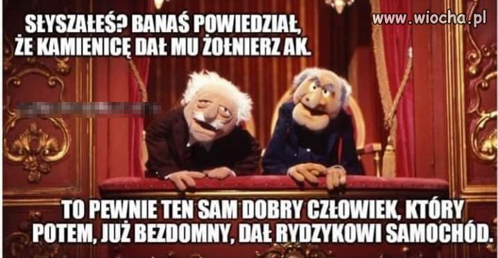 Każdy ma takiego bezdomnego 