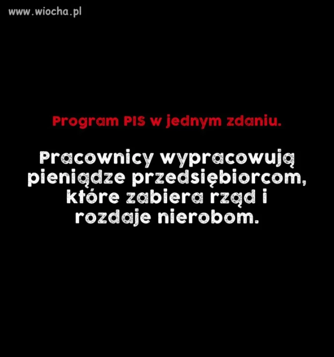 Program PIS w jednym zdaniu.