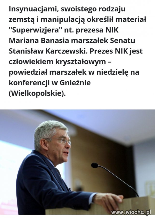 Kryształowy człowiek opowiedział