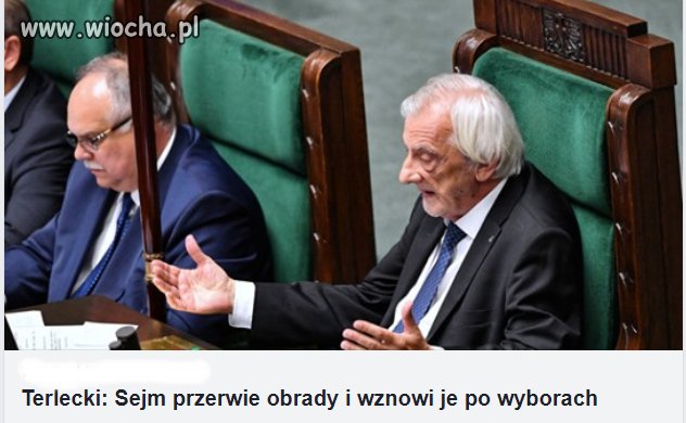 Na pytanie dziennikarki czy to na wniosek prezesa 