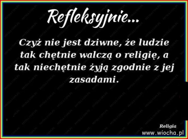 Ponieważ wiara i religijność 
