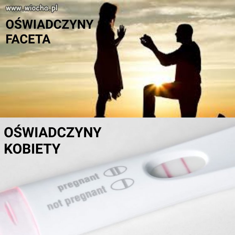 W oświadczynach jest już równouprawnienie