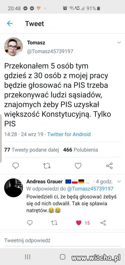 Walka o zwycięstwo - Tomasz - PiSowski twardziel