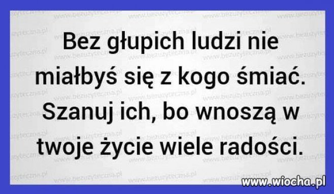 Pis jaki jest taki jest, ale bez niego