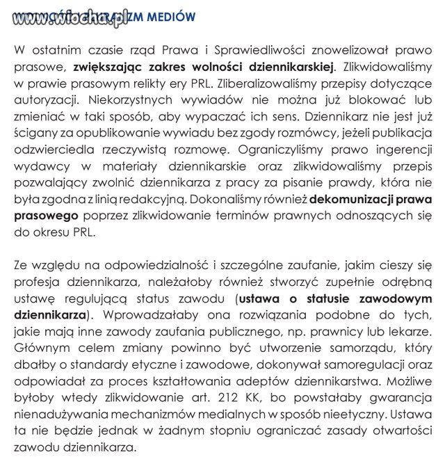 Po wygraniu przez pis nowy program cenzura+