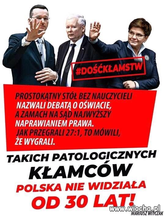 Kłamstwo kłamstwem przykrywane