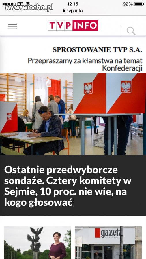 TVP lubi kłamać. 