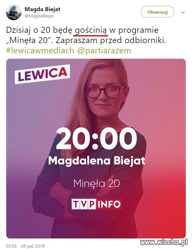 Przed odbiorniki zapraszam widzów i widzki