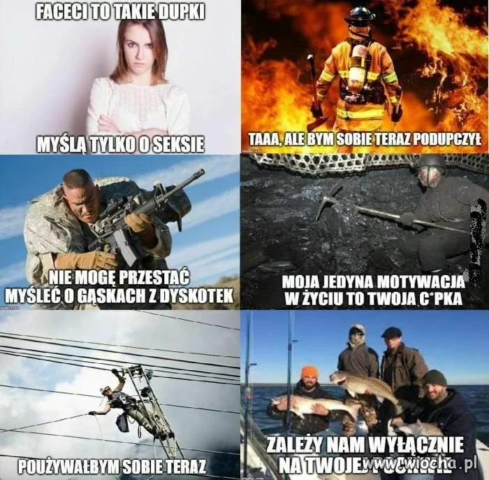 Faceci myślą 