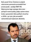 Patolowi zabrali prawko za jazdę po pijaku 