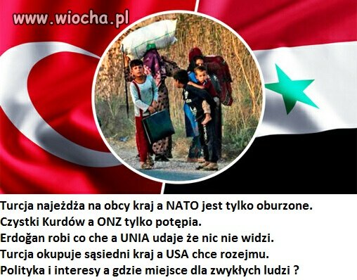 Turcja najeżdza sąsiadujacy z nią kraj