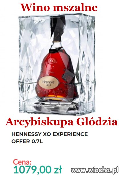 Bo przecież byle czego pił nie będzie ...
