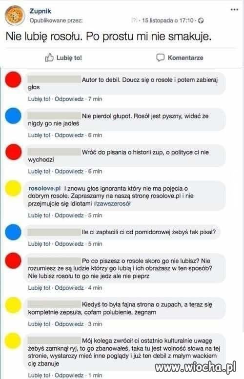 Nawet rosół to wojna