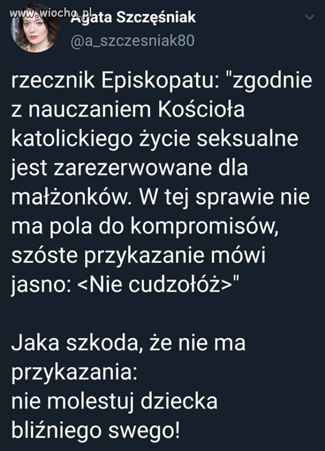 Czyli nie katolika
