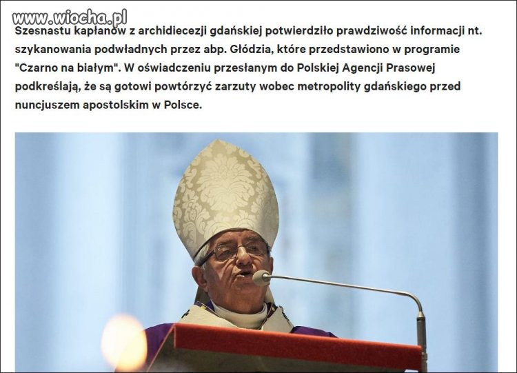  Jak ksiądz arcybiskup traktuje podwładnych.
