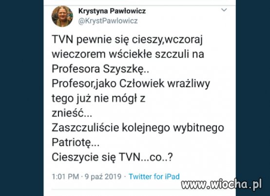 Odezwała się ta co nie szczuje