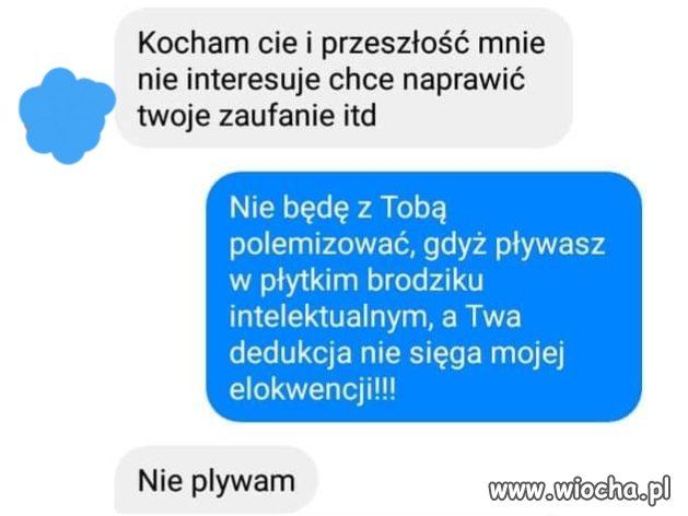 Błysk inteligencji 😂