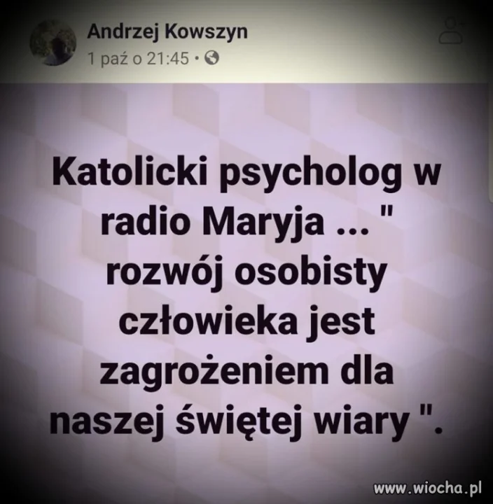 Przez przypadek powiedział prawdę ...