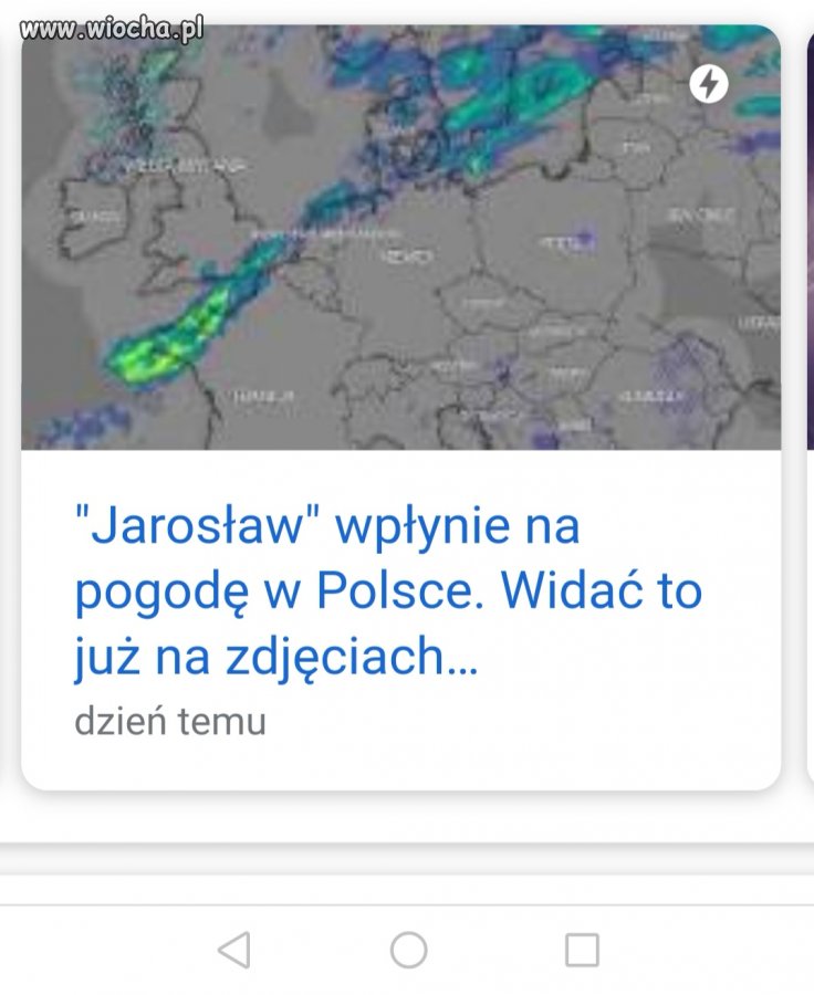 Chociaż pogodę by mógł w spokoju zostawic