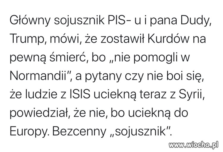 Można polegać jak na Trumpie