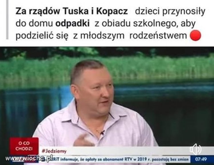 Za to teraz jest tak dobrze