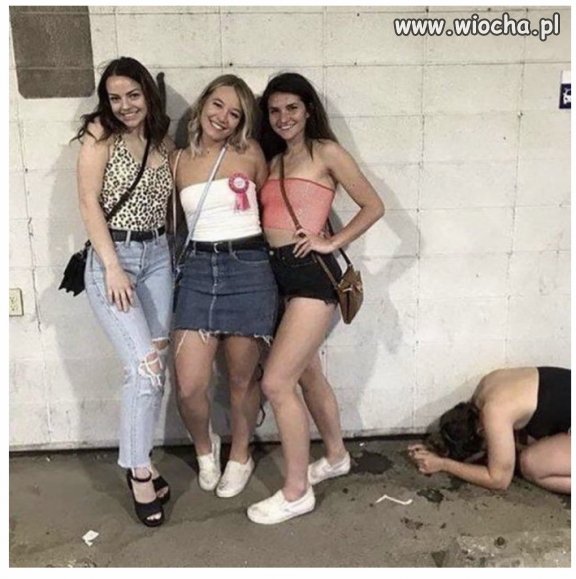 Koleżanka nie dotrwała do grupowego.