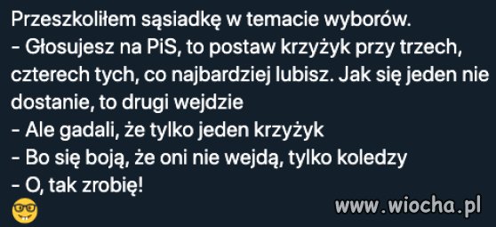 Przeszkoliłem sąsiadkę