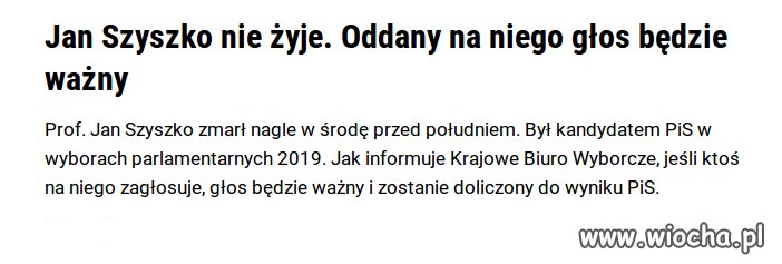 Czemu mnie to nie dziwi