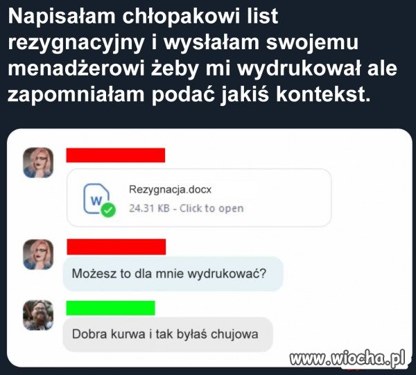No i się 