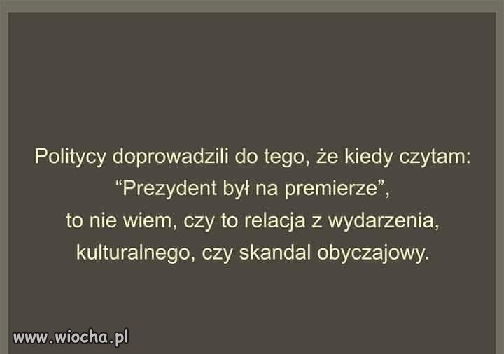 Znak czasów.