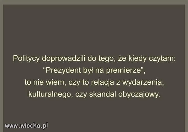 Znak czasów.