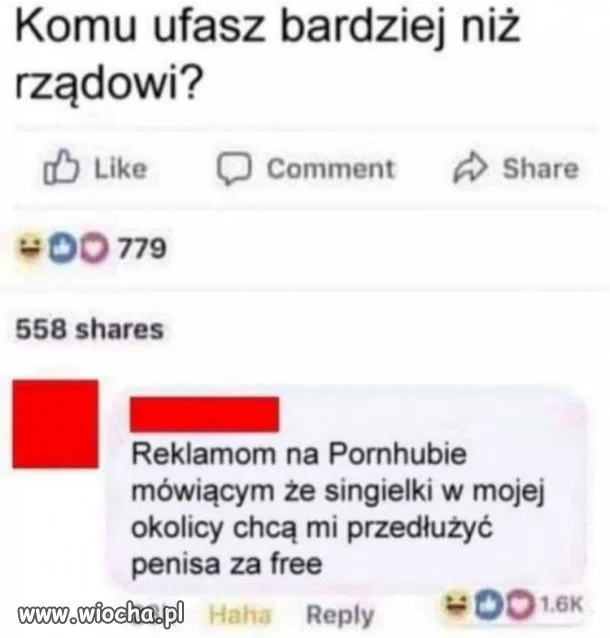 Zaufanie do rządu 