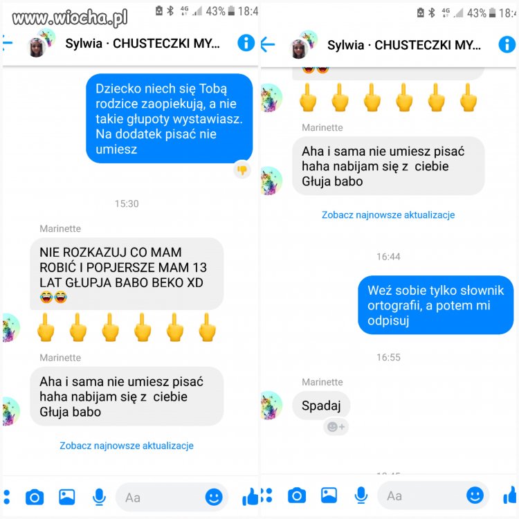 Mądra 13-latka na marketplace