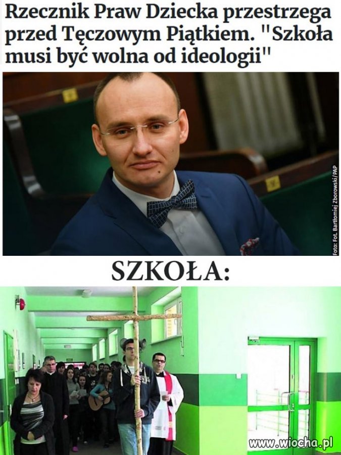 Szkoła musi być wolna od ideologii