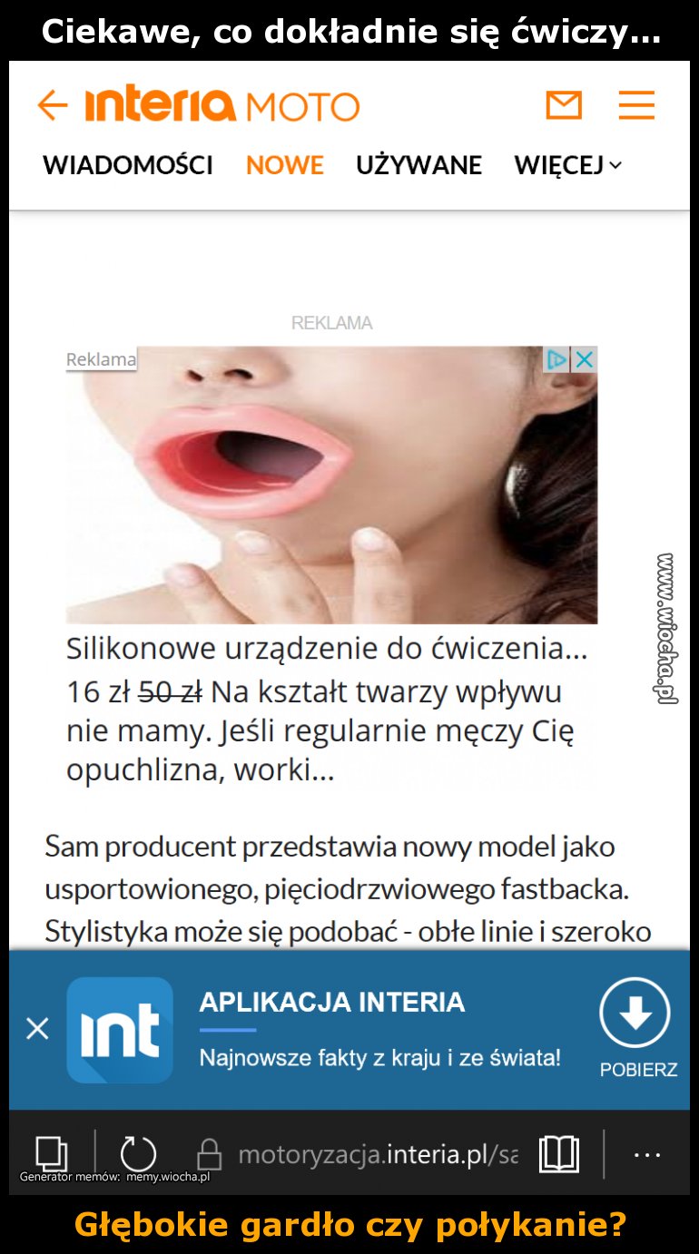 Ciekawe, co dokładnie się ćwiczy...