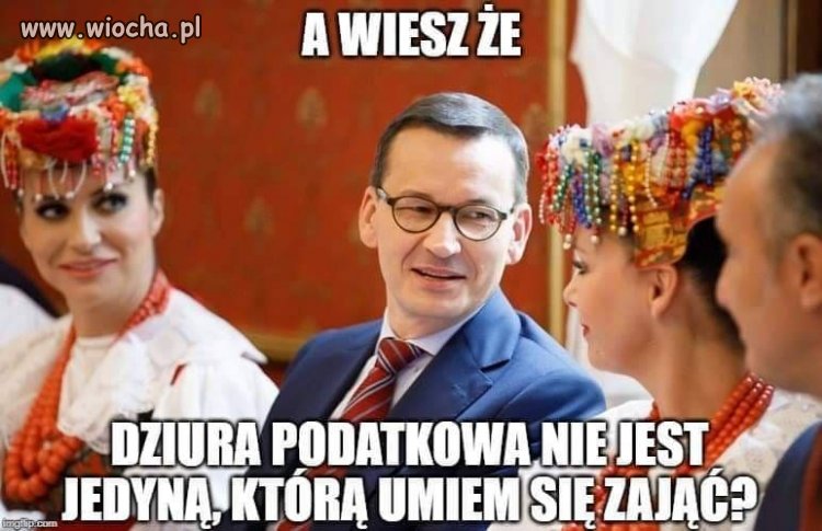 Morawiecki specjalista od dziur